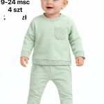 Komplety DZIECIĘCA size 9-24 m_ paczka 4szt _1 kolor 7427416