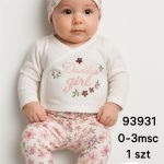 Komplety DZIECIĘCA size 0-3 m_ paczka 4szt _1 kolor 7427423