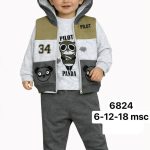 Komplety DZIECIĘCA size 6-18 m_ paczka 6szt _1 kolor 7427429