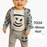 Komplety DZIECIĘCA size 9-18 m_ paczka 4szt _1 kolor 7427431