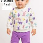 Komplety DZIECIĘCA size 9-24 m_ paczka 4szt _1 kolor 7427432