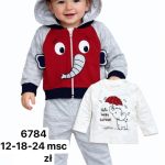Komplety DZIECIĘCA size 12-24 m_ paczka 6szt _1 kolor 7427433