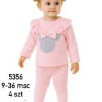 Komplety DZIECIĘCA size 9-36 m_ paczka 4szt _1 kolor 7427434