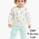 Komplety DZIECIĘCA size 9-24 m_ paczka 4szt _1 kolor 7427446