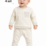 Komplety DZIECIĘCA size 9-24 m_ paczka 4szt _1 kolor 7427454