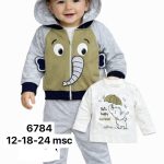 Komplety DZIECIĘCA size 12-24 m_ paczka 6szt _1 kolor 7427456