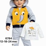 Komplety DZIECIĘCA size 12-24 m_ paczka 6szt _1 kolor 7427457