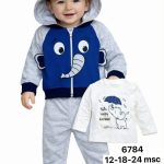 Komplety DZIECIĘCA size 12-24 m_ paczka 6szt _1 kolor 7427458