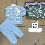 Komplety DZIECIĘCA size 6-18 m_ paczka 4szt _1 kolor 7427464