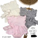 Body DZIECIĘCA size 0-3 m_ paczka 6szt _mix kolor 7426711