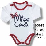 Body DZIECIĘCA size 62-80_ paczka 4szt _1 kolor 7426756