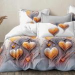 Komplet pościeli 5D „”” MILANO „” 100% satyna – bawełna _ 4 Częściowy  Rozmiar : 200/220cm 7428763