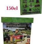 Klocki magnetyczne ledowe 150 elementów