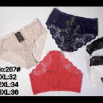 Majtki damskie _ Size XL-3XL_ paczka 24szt _mix kolor 5931751