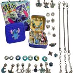 ZESTAW KORALIKÓW DO ROBIENIA BRANSOLETEK BIŻUTERII 72 EL STITCH LILO STICH