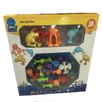 SILIKONOWE KLOCKI PRZYSSAWKI 39PCS