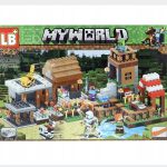 KLOCKI Minecraft FARMA WIOSKA 778ele