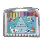 24PCS ZESTAW Acrylic Marker ZhongCai