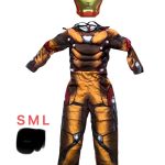 Iron Man Strój Karnawałowy Dla Chłopca Kostium Maska Mięśnie SIZE SML 6134030