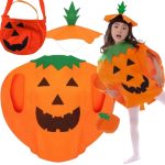 HALLOWEEN Strój Przebranie Karnawał Kostium Dla Dzieci DYNIA Zestaw 6134219