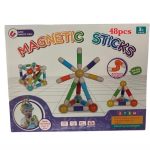 DUŻE KLOCKI MAGNETYCZNE RURKI DO BUDOWANIA TUBE BLOCK 48 szt DUŻY ZESTAW 6134539