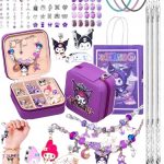 72el ZESTAW KORALIKÓW DO ROBIENIA BRANSOLETEK KORALIKI KUROMI HELLO KITTY 6134591