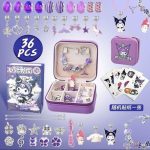 36PCS Zestaw KORALIKI DO ROBIENIA BRANSOLETEK KUROMI 6134593