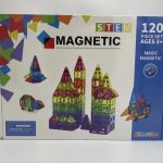 Klocki magnetyczne dla dzieci zestaw 120 szt. – Magnetyczne płytki budowlane 6134611