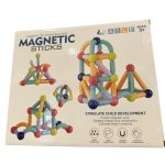 KLOCKI MAGNETYCZNE KONSTRUKCYJNE EDUKACYJNE DUŻY ZESTAW 76ELEMENTY 6134294