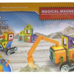 Kolorowe Klocki Magnetyczne Zestaw 78 elementów 6134456