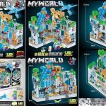 KLOCKI MY WORLD MROŹNA KRAINA MINECRAFT 551 el LED … 6134643