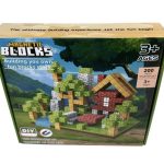 KLOCKI MAGNETYCZNE MINECRAFT KLOCKI SZEŚCIANY 200 KLOCKÓW + 2 FIGURKI MOCNE 6134660