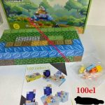 KLOCKI MAGNETYCZNE MINECRAFT KLOCKI SZEŚCIANY 100 KLOCKÓW + 1 FIGURKI MOCNE 6134666