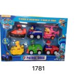 Psi Patrol autka z napędem 6 sztuk ZESTAW na PREZENT … 6134672