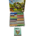 KLOCKI MAGNETYCZNE SZEŚCIANY KONSTRUKCYJNE Zestaw SUROWCE MINERAŁY 100 EL 6134686