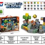 Klocki magnetyczne minecraft 85 elementów 6134690
