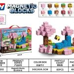 Klocki magnetyczne minecraft 85 elementów 6134692