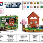Klocki magnetyczne minecraft 85 elementów 6134693