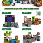 Klocki magnetyczne minecraft 31 elementów 6134694