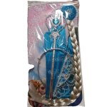 Kit acessórios Elsa Rainha da Neve Frozen Azul claro 6134321