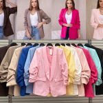 Marynarki Damskie wloskie_size uni_paczka 6szt_mix kolor 3050581