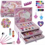 ZESTAW DO MAKIJAŻU KOSMETYKI W KUFERKU MAKEUP DLA DZIECI JEDNOROŻEC PREZENT
