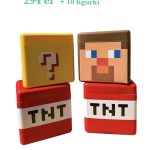 MAGNETYCZNY ZESTAW KLOCKÓW JAK MINECRAFT 294EL KLOCKÓW + 10 FIGURKI
