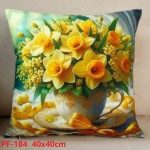 Poszewki dwustronne wielkanocne Rozmiar: 45x45cm_Paczka: 12 szt mix 6745111