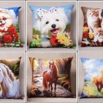 Poszewki dwustronne wielkanocne  Rozmiar: 45x45cm_Paczka: 12 szt mix 6745115