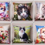 Poszewki dwustronne wielkanocne  Rozmiar: 45x45cm_Paczka: 12 szt mix 6745116