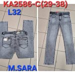 Spodnie JEANSOWE MĘSKA msara _size 29-38_paczka 12 szt_ 2579654