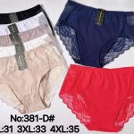 Majtki damskie _ Size 2-4XL_ paczka 24szt _mix kolor 7728137