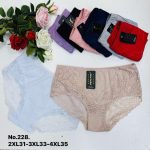 Majtki damskie _ Size 2-4XL_ paczka 24szt _mix kolor 7728143