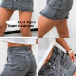 Spódnico-Spodenki jeansowe damskie (XS-XL_ 10) 5527627